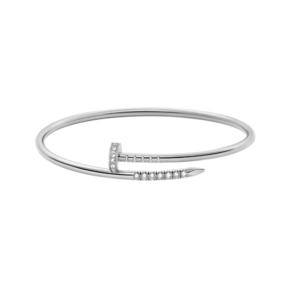 Cartier Juste un Clou bracelet, small model, reverse-set diamonds