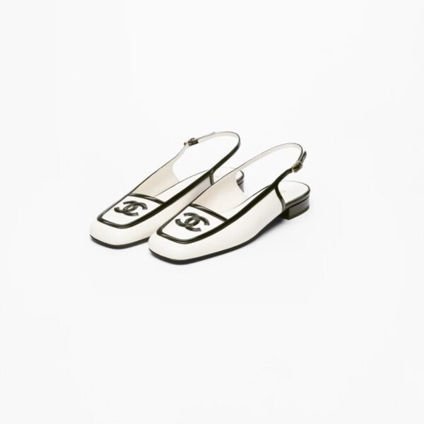 Chanel Slingbacks Lambskin & Patent Calfskin