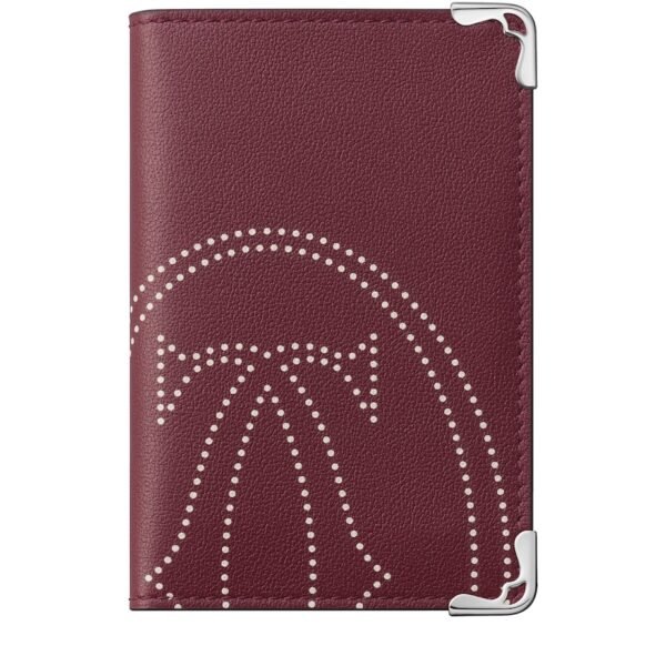 Cartier Red Leather Must de Cartier Card Holder