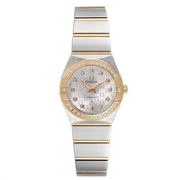 Omega Constellation Steel Yellow Gold Diamond