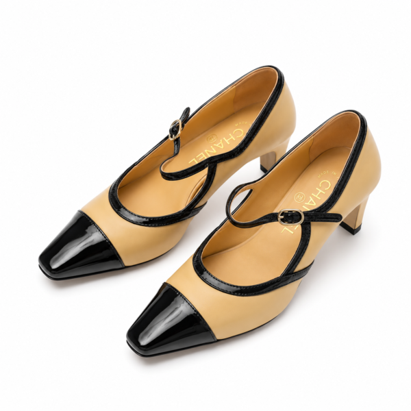 CHANEL PUMPS MARY JANE BICOLOR