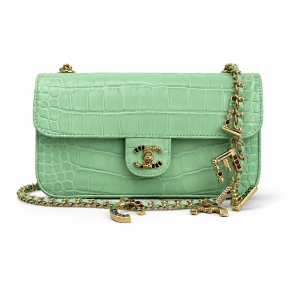Chanel Alligator Double Flap