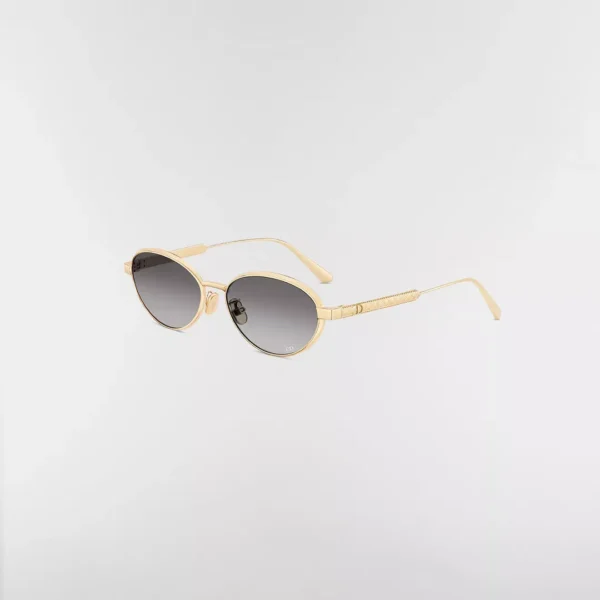 Dior Cannage R1U Gray Gradient Oval Sunglasses