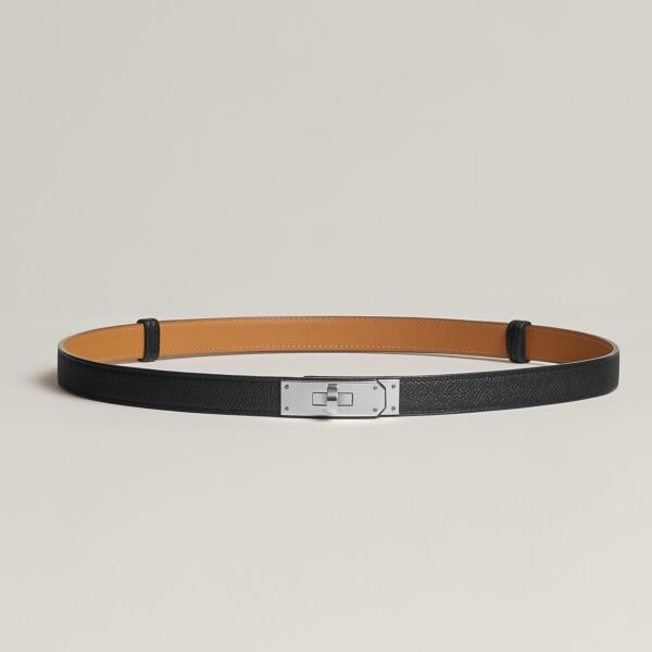 Hermes Kelly 18 belt Silver Hardware