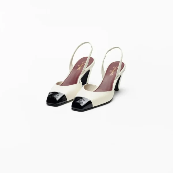 Chanel Slingbacks Ivory